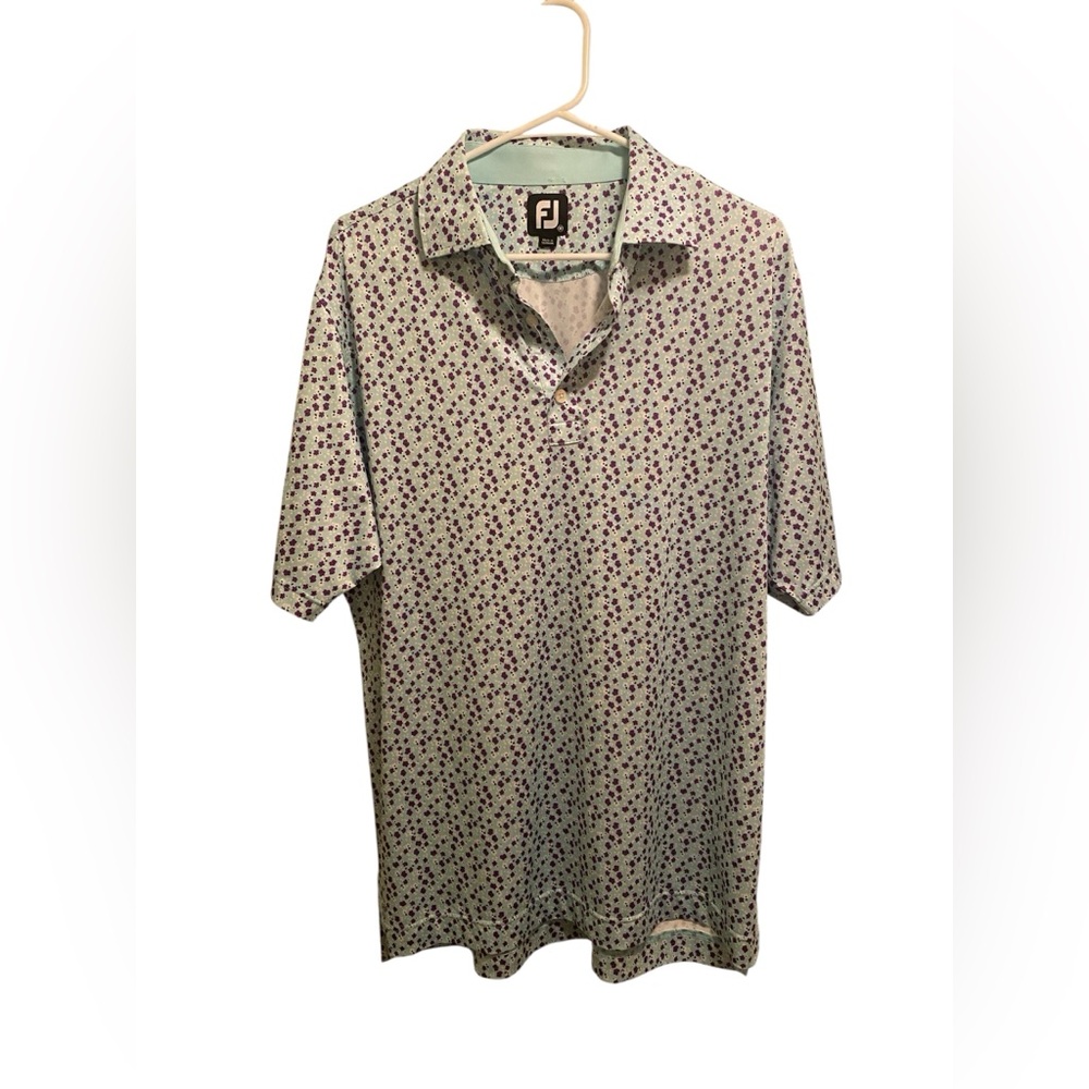 FootJoy Men's Patterned Polo. Size medium. Good condition